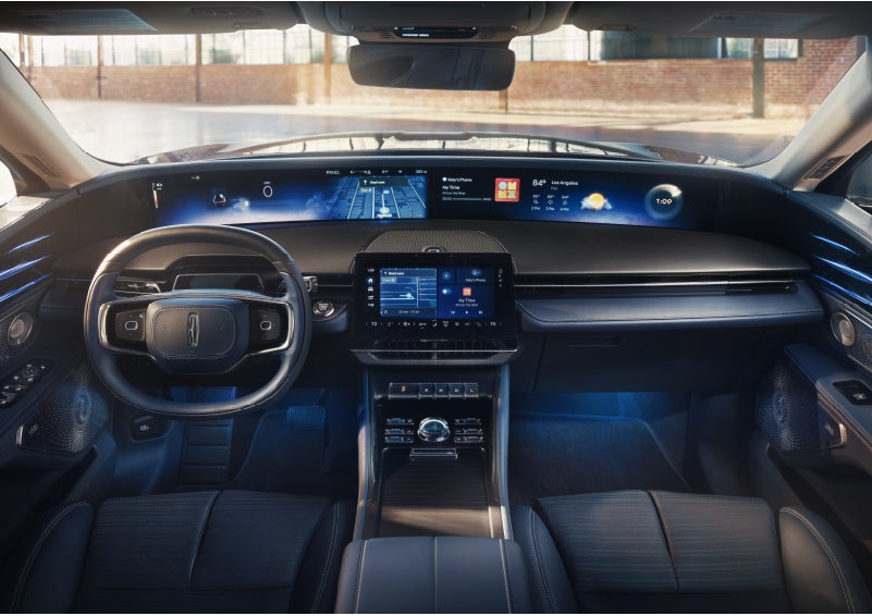 The panoramic display is shown in a 2026 Lincoln Nautilus® SUV. | Napleton River Oaks Lincoln in Calumet City IL