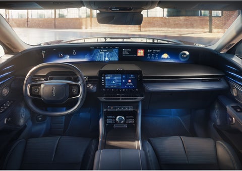 The panoramic display is shown in a 2026 Lincoln Nautilus® SUV. | Napleton River Oaks Lincoln in Calumet City IL