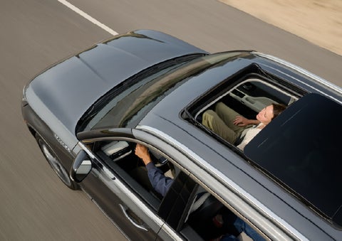 The available panoramic Vista Roof® of a 2027 Lincoln Aviator® SUV is open. | Napleton River Oaks Lincoln in Calumet City IL